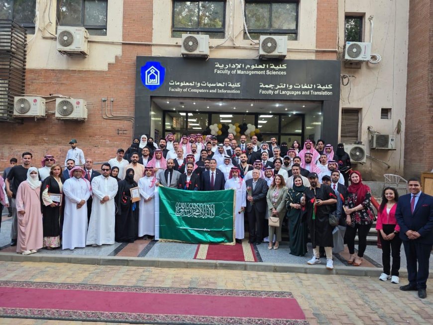 أكاديمية السادات تكرم طلابها المتفوقين الوافدين من المملكة العربية السعودية