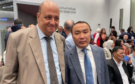 خلال لقاء مع سفير كازاخستان: رئيس مجلس أمناء مؤسسة رسالة السلام بالقاهرة يؤكد استمرار التعاون مع سفارة كازاخستان بالقاهرة 