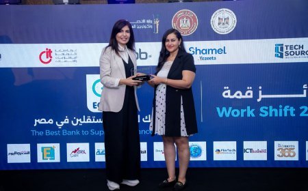 قمة «Work Shift Summit 2026» تُكرم «EGBANK» كأفضل بنك داعم للفريلانسرز في مصر