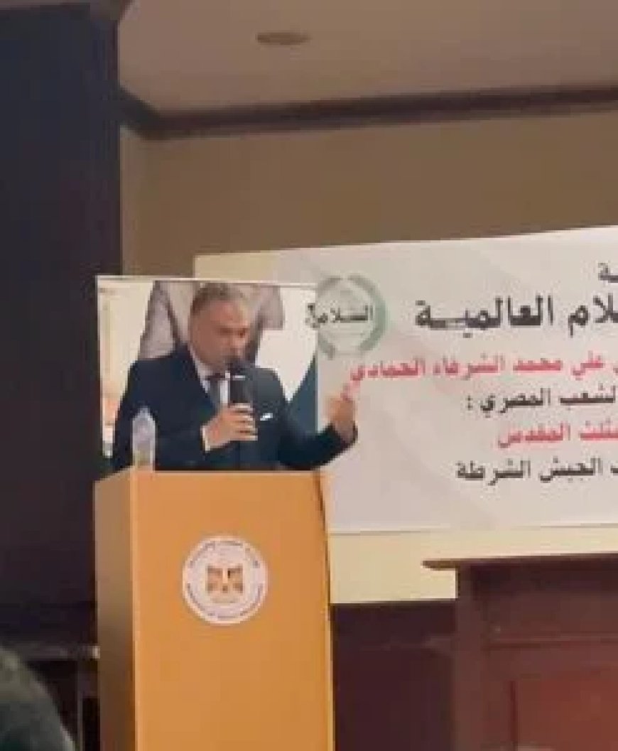 هشام النجار خلال ندوة الوحدة الوطنية صمام الأمان للدولة المصرية:إحباط مخططات التفتيت بين الرؤية القرآنية للشرفاء الحمادي ونضال الكتلة الوطنية الصلبة