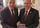 المستشار الدكتور عبد الرازق شعيب رئيس هيئة قضايا الدولة السابق يشيد  بمؤلفات المفكر العربي علي محمد الشرفاء الحمادي
