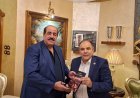 حازم قشوع يستقبل وفد مؤسسة رسالة السلام ويشيد بفكر علي الشرفاء ويدعو إلى حوار عربي يجمع المفكرين