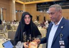 وفد مؤسسة رسالة السلام العالمية يلتقي صبيحة حسن خطاب على هامش المؤتمر الدولي العاشر لفرسان وفارسات رسالة السلام