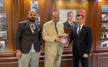 وفد من مؤسسة رسالة السلام العالمية يلتقى مع نائب رئيس البعثة ومستشار سفارة أذربيجان بالقاهرة