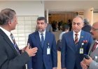  وفد "رسالة السلام العالمية" يستعرض مشروع علي الشرفاء التنويري مع رئيس وفد مجلس التعاون الخليجي فى مؤتمر الأمم المتحدة بفيينا 