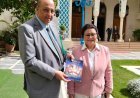 على هامش فعالية بجامعة الدول العربية.. رئيس مجلس أمناء مؤسسة رسالة السلام العالمية بالقاهرة يهدي مؤلفات المفكر  علي الشرفاء إلى د. عبلة الألفى نائب وزير الصحة المصري