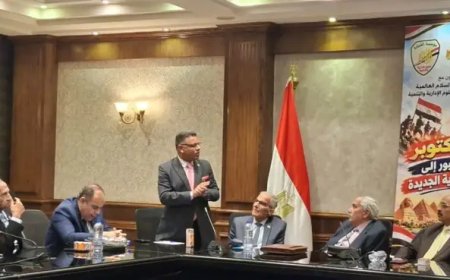 اللواء أركان حرب الدكتور أشرف مظهر فى إحتفالية مؤسسة رسالة السلام العالمية*  *مصر في رباط إلى يوم الدين.. وروح أكتوبر سر قوة المصريين