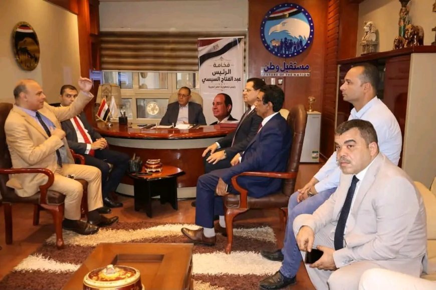 مستقبل وطن بالشرقية يستقبل وفد القادة ورسالة السلام العالمية لبحث إطلاق برنامج "رجل الدولة