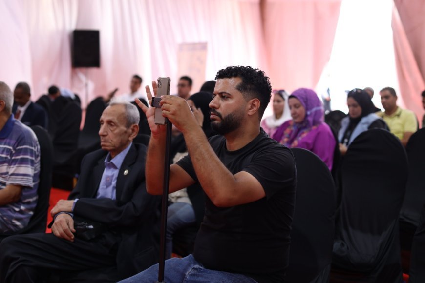 محمد فتحي الشريف يستعرض أبرز أفكار كتاب  «السلام يصنع التعايش» مقاربة فكرية في مشروع الشرفاء الحمادي بمعرض زايد للكتاب