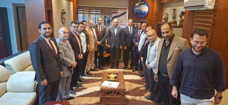 مستقبل وطن بالشرقية يستقبل وفد القادة ورسالة السلام العالمية لبحث إطلاق برنامج "رجل الدولة